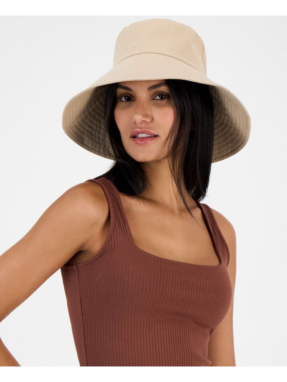 Giani Bernini Gardening Bucket Hat, - Dark Beige One Size ($38.50)